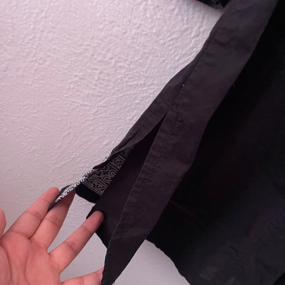 100% Cotton Black Swim Cover Up, M - Picture 5 of 6